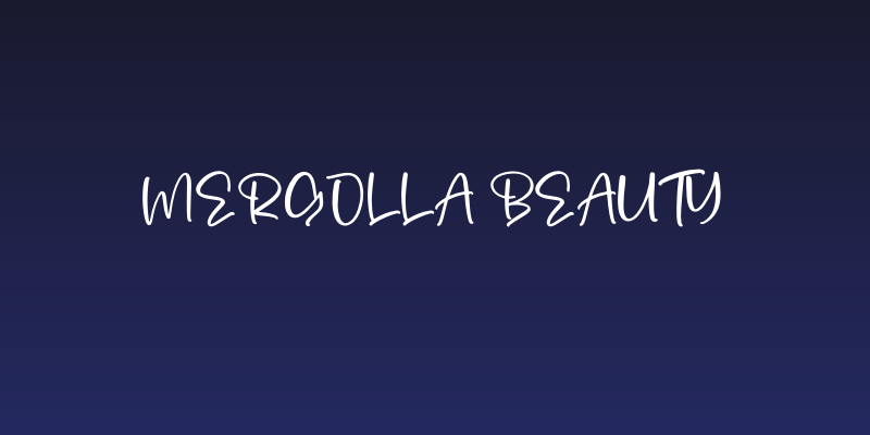 Mergolla Beauty Social Header