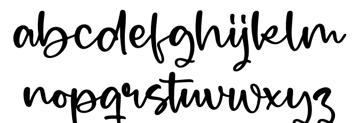Mergolla Beauty Font LOWERCASE
