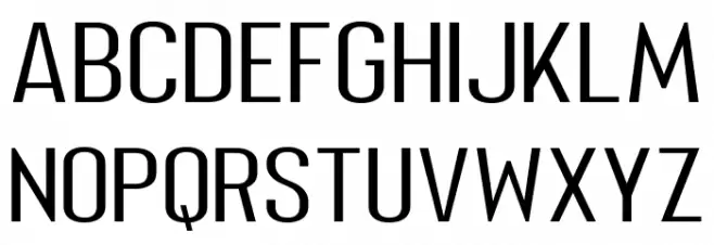 Merhique Light Caratteri MAIUSCOLE