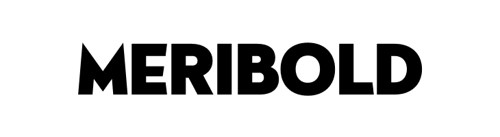Meribold  Frei Schriftart Herunterladen