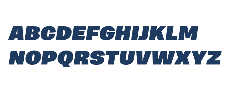 MericaFuturistBlackItalic PERSONAL USE ONLY Uppercase