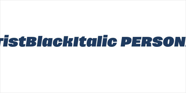 MericaFuturistBlackItalic PERSONAL USE ONLY Logo