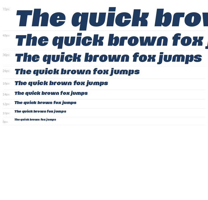 MericaFuturistBlackItalic PERSONAL USE ONLY Waterfall