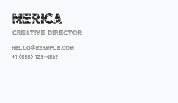 Merica Business Card