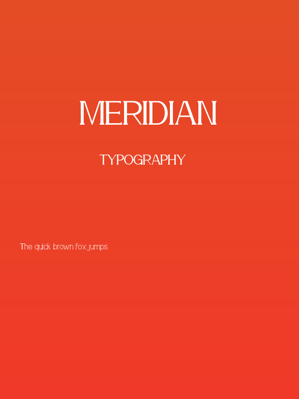 Meridian Poster