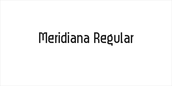 Meridiana Regular Logo