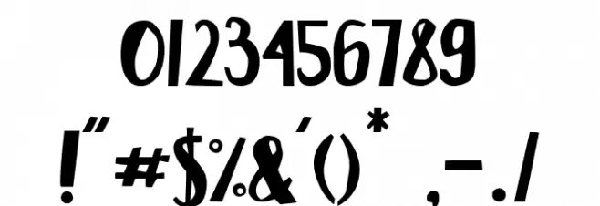 Merienda Española Font OTHER CHARS