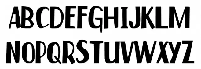 Merienda Española Schriftart Groß