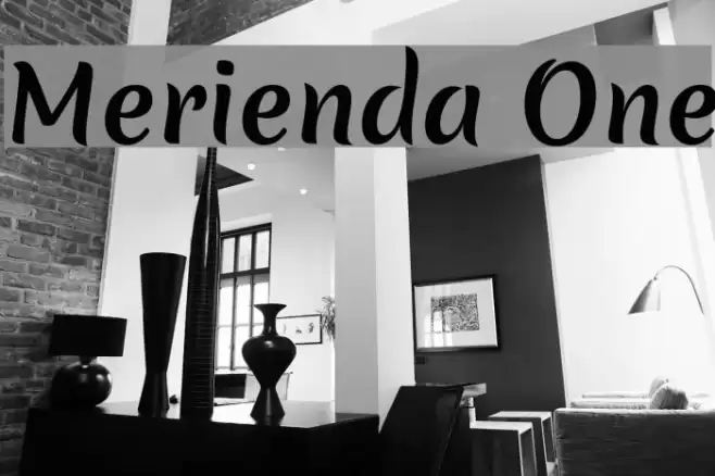 Merienda One Font examples
