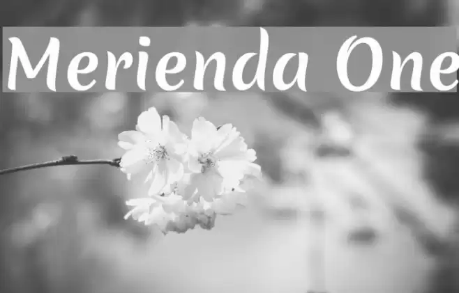 Merienda One Font examples