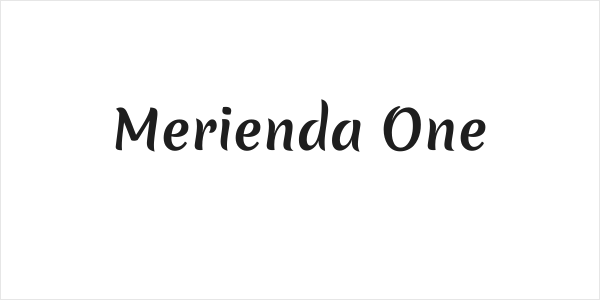 Merienda One Logo