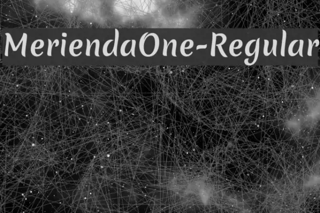 MeriendaOne-Regular Font examples