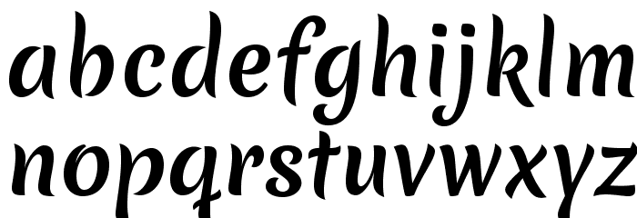 MeriendaOne-Regular Font LOWERCASE
