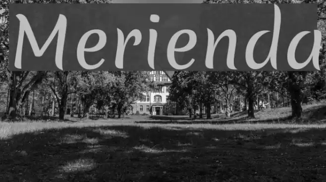 Merienda Font examples