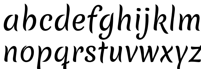 Merienda Font LOWERCASE
