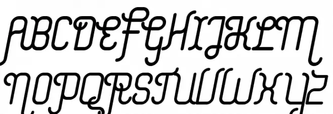 Merijntje Bold Italic 字体 大写