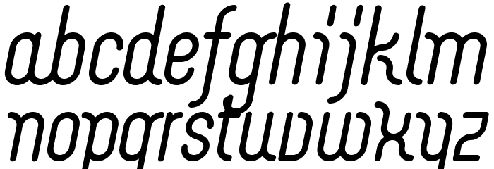Merijntje Bold Italic Font Litere mici