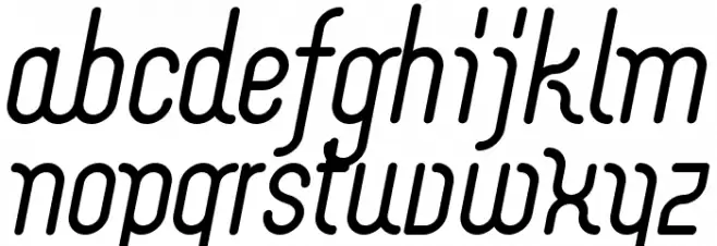 Merijntje Bold Italic Font LOWERCASE