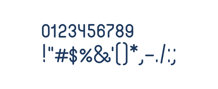 Merijntje Bold Other Characters