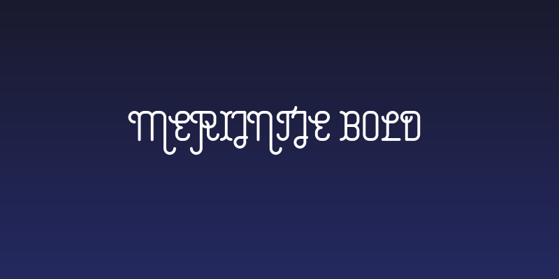 Merijntje Bold Social Header