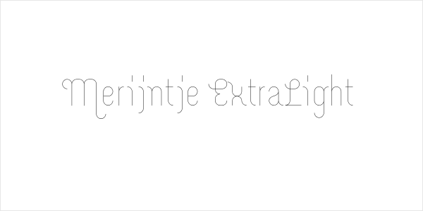 Merijntje ExtraLight Logo