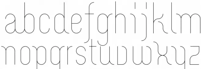 Merijntje ExtraLight フォント 小文字