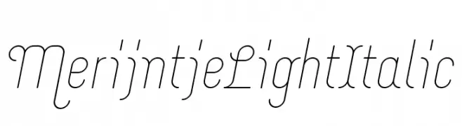 Merijntje Light Italic  baixar fontes gratis