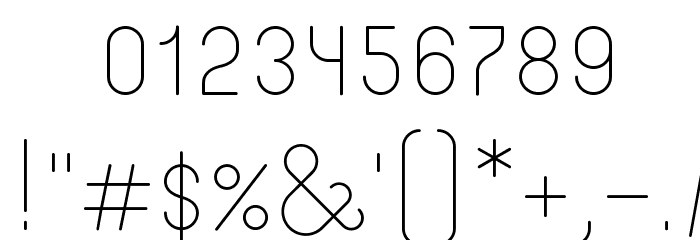 Merijntje Light Font OTHER CHARS