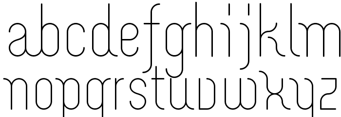 Merijntje Light Font LOWERCASE