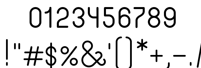 Merijntje SemiBold Font OTHER CHARS