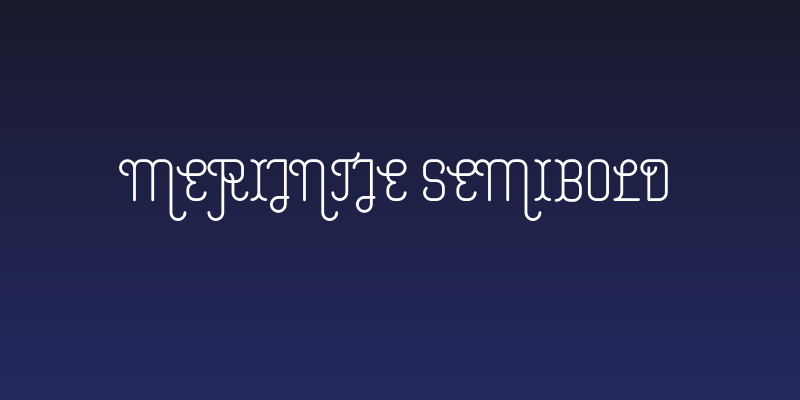 Merijntje SemiBold Social Header