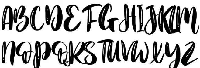 Merijola - personal use Schriftart Groß