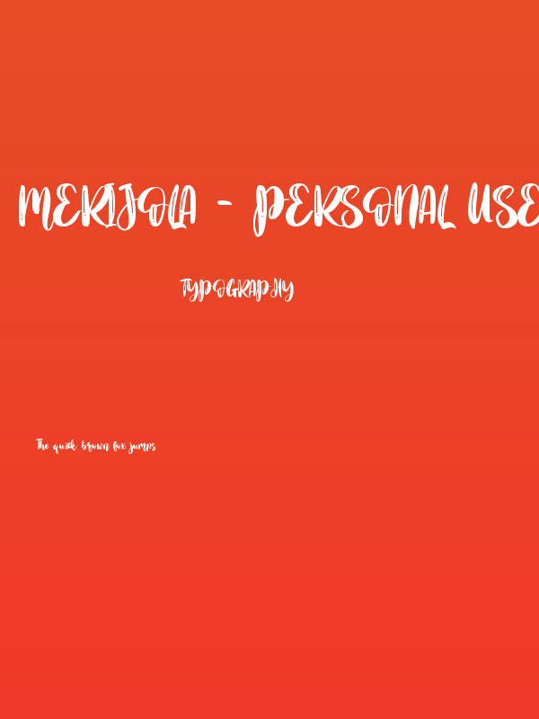 Merijola - personal use Poster