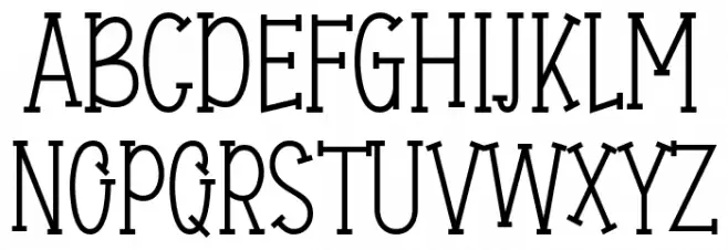 Merina Sweetie Schriftart Groß