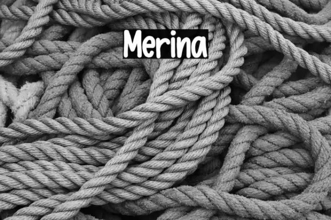 Merina Font examples