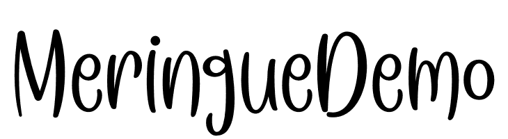 Meringue Demo  Fuentes Gratis Descargar