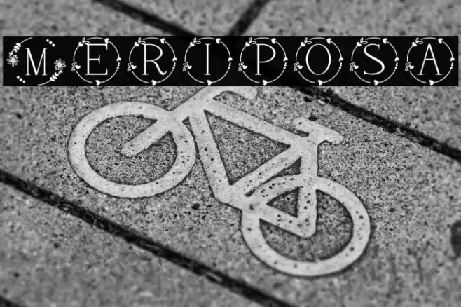 Meriposa Font examples