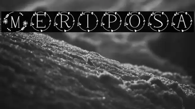 Meriposa Font examples