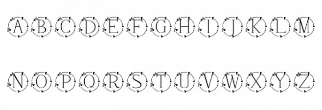 Meriposa Font LOWERCASE
