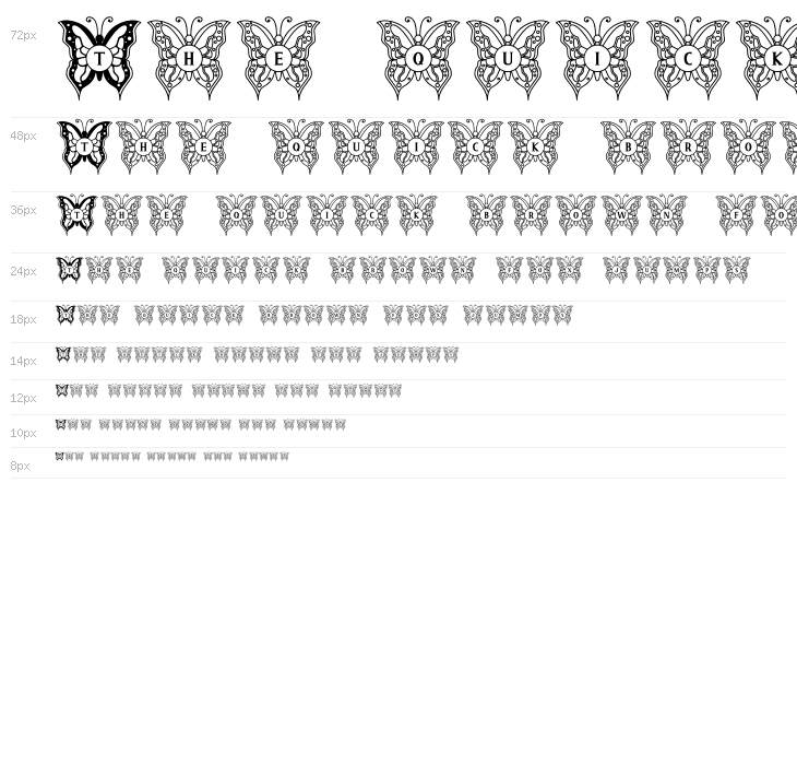 Merissa Monogram Waterfall