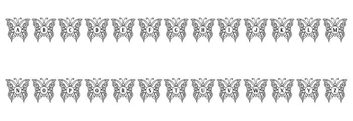 Merissa Monogram Font LOWERCASE