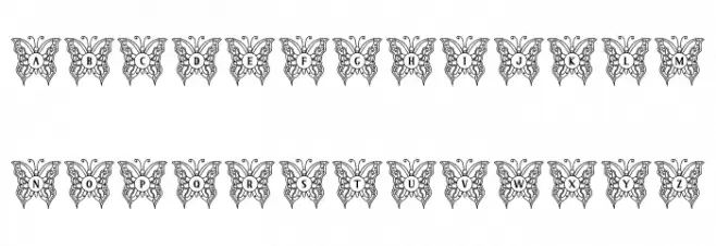Merissa Monogram 字体 小写
