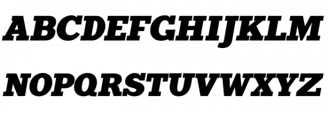 Merit Italic Polices MAJUSCULES