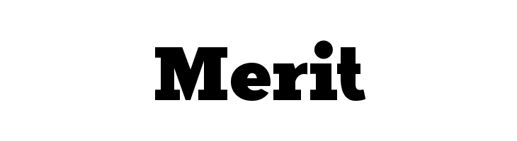 Merit  नि: शुल्क फ़ॉन्ट्स डाउनलोड