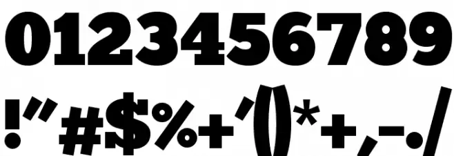 Merit Font OTHER CHARS