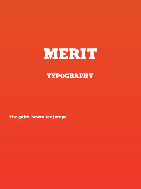 Merit Poster