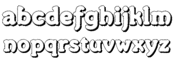Merkin Foo Font LOWERCASE