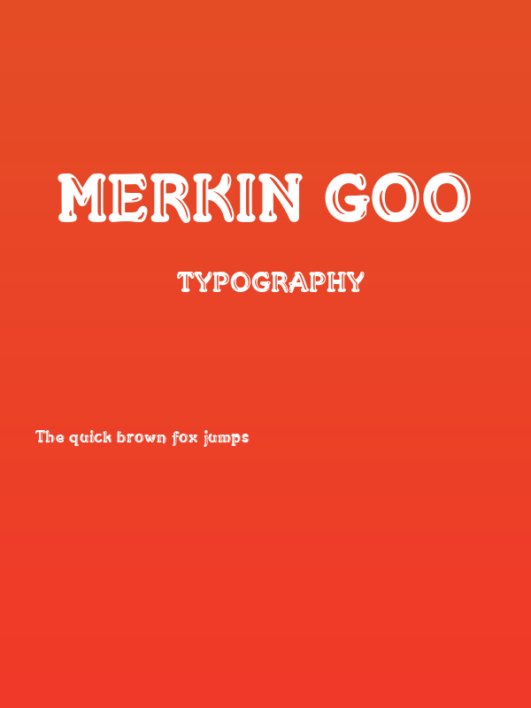 Merkin Goo Poster