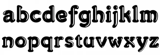 Merkin Goo Font Litere mici