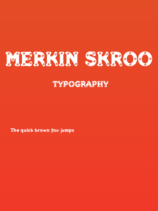 Merkin Skroo Poster